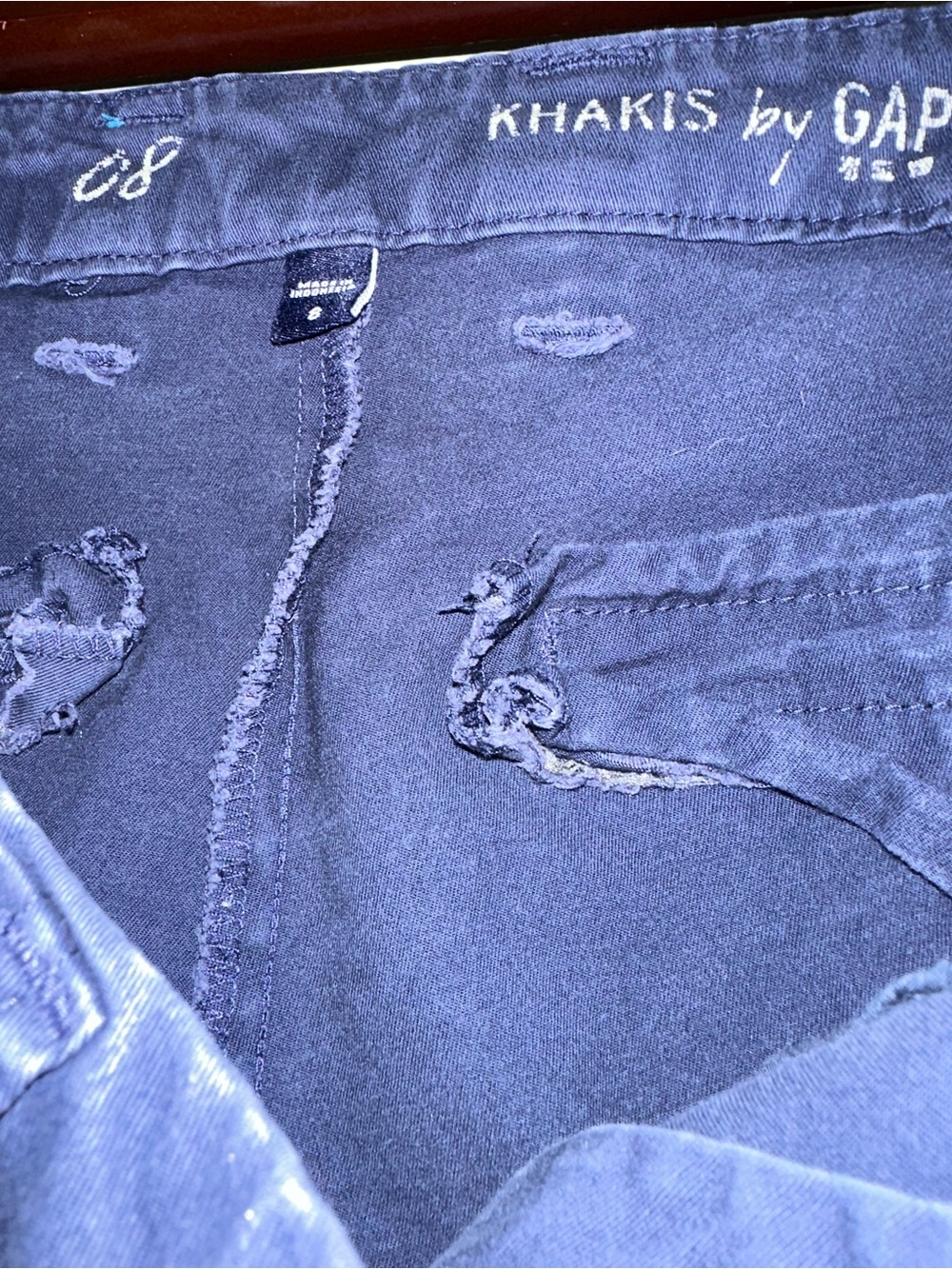 Khakis by Gap Women's Straight Leg Jeans in Navy - - Picture 2 of 4